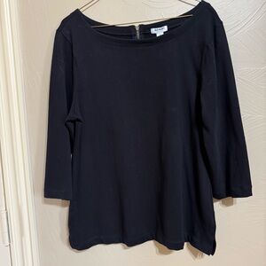Old Navy Women’s Long-Sleeve Black Tunic Top